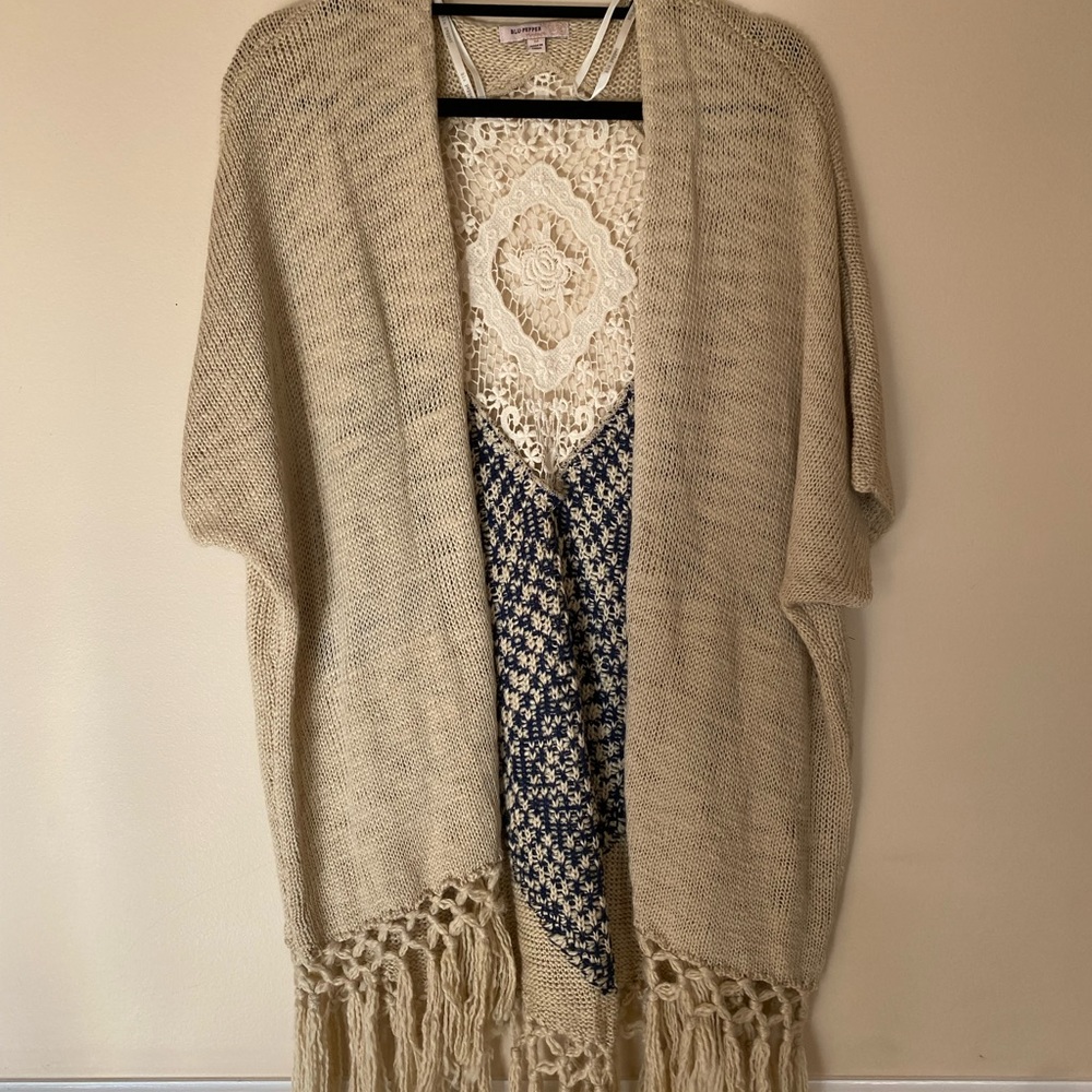 Vintage Blu Pepper cardigan